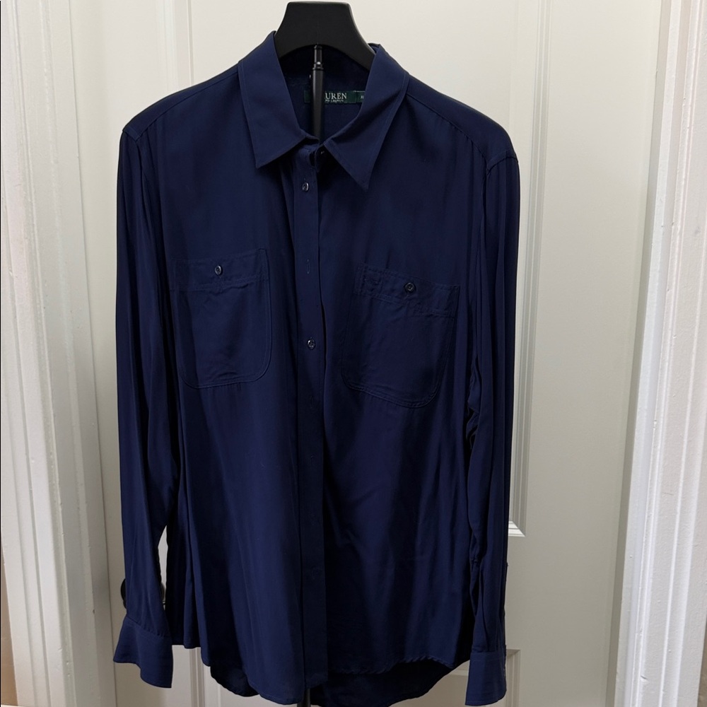 Ralph Lauren Deep Blue Button-Down Tunic